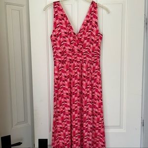 Garnet Hill Cross Front Maxi Dress 2P